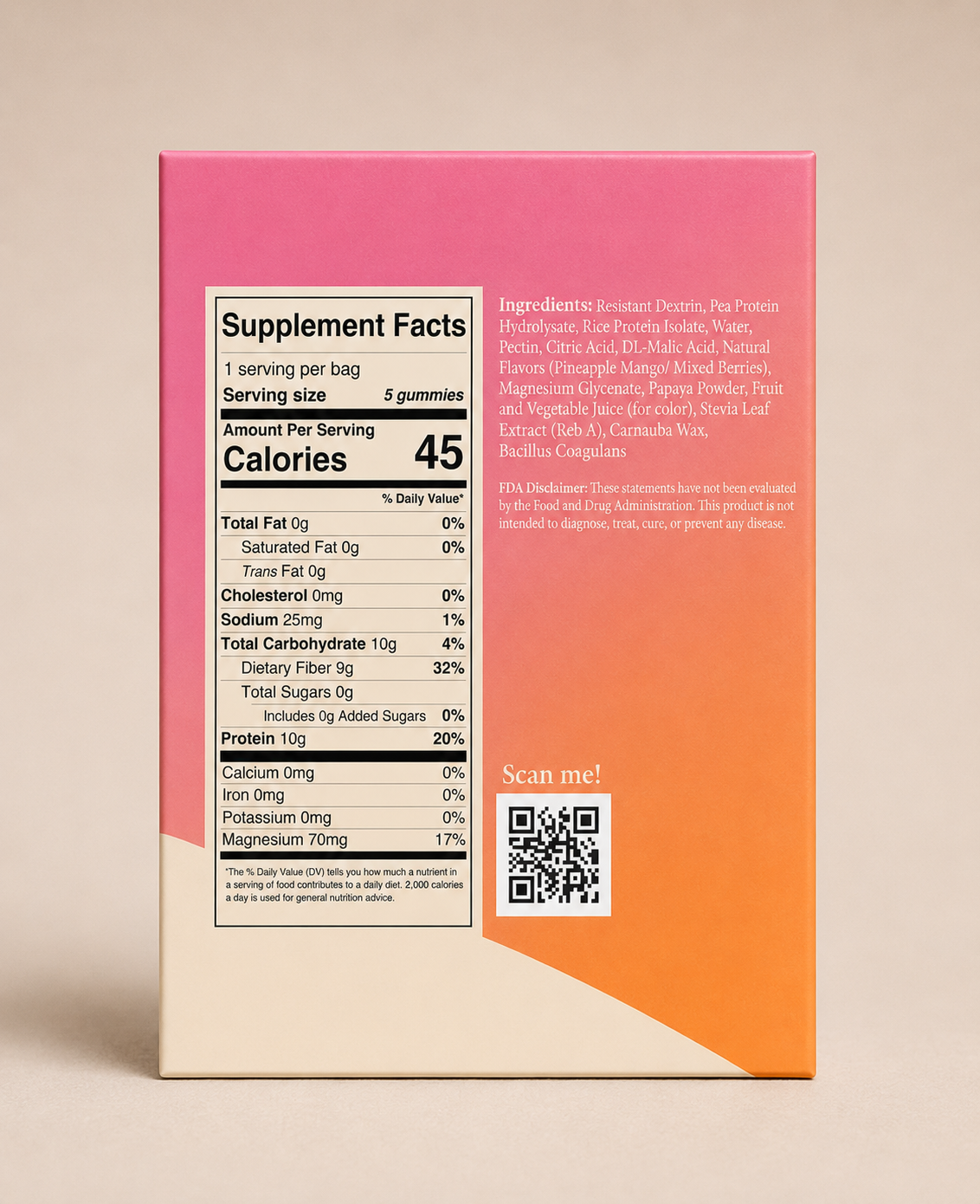 Protein Fiber Gummies - 8 Sachet Variety Pack
